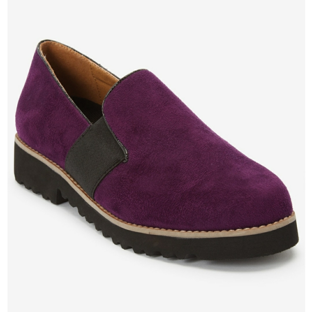 New! Comfortview The Taren Flat Purple Size 7½W